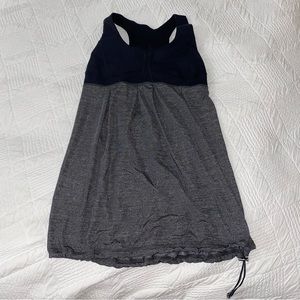 Lululemon Grey and Black Tank